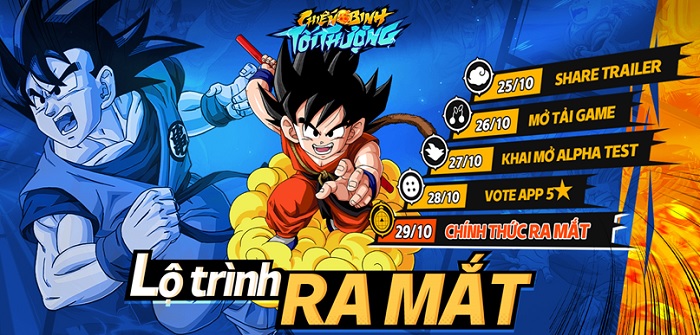 Game mới về đề tài Dragon Ball Chiến Binh Tối Thượng chính thức Alpha Test 0