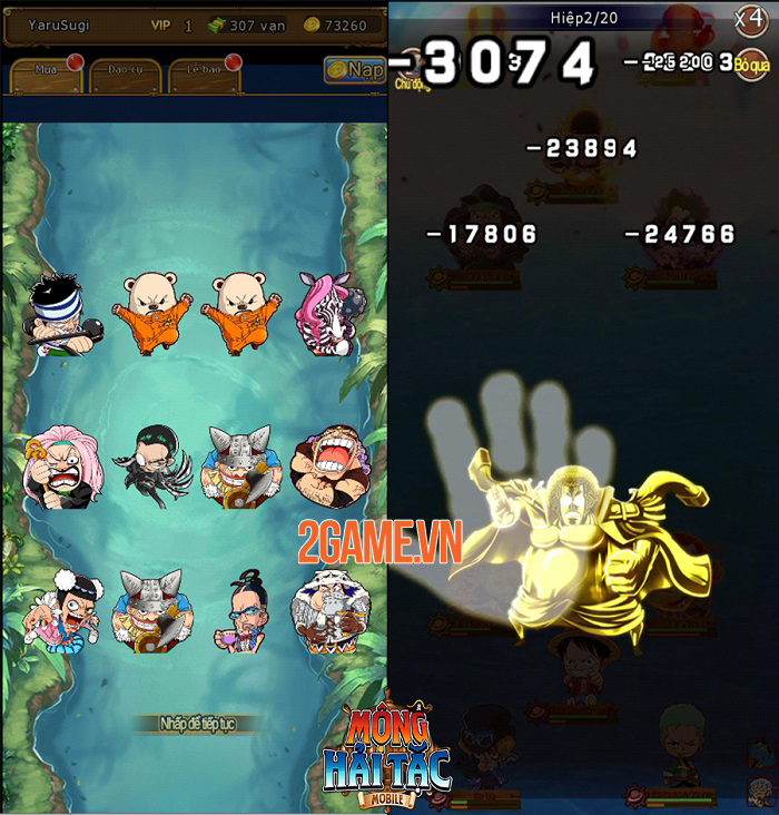 Cùng Luffy săn lùng kho báu One Piece trong game mới Mộng Hải Tặc Mobile 3