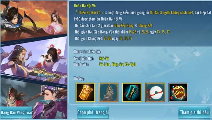 VLTK Mobile Thiên Hạ Hội Võ: Cao thủ tranh tài, xưng bá thiên hạ 0