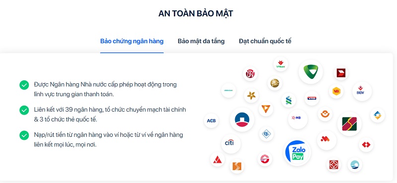 Độ bảo mật của Zalopay