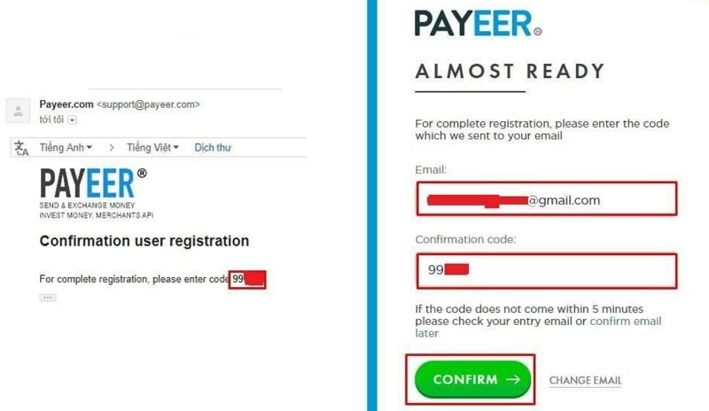 Cách xác minh tài khoản trên ví Payeer