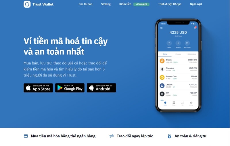 Ví trust wallet có an toàn không