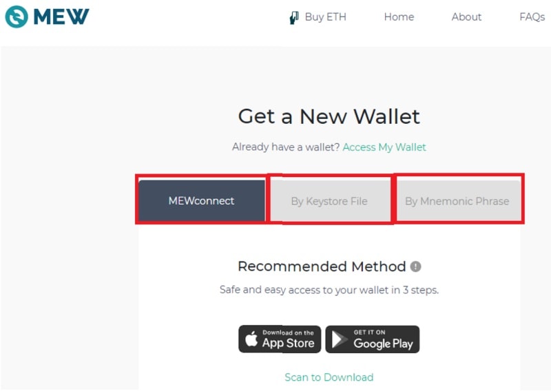 Hướng dẫn cách tạo tài khoản ví MyEtherWallet